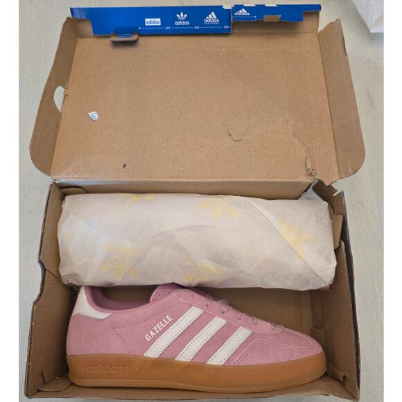 NIB Adidas Gazelle Indoor W Sneakers Bliss Lilac SZ 6.5 US - Picture 2 of 8